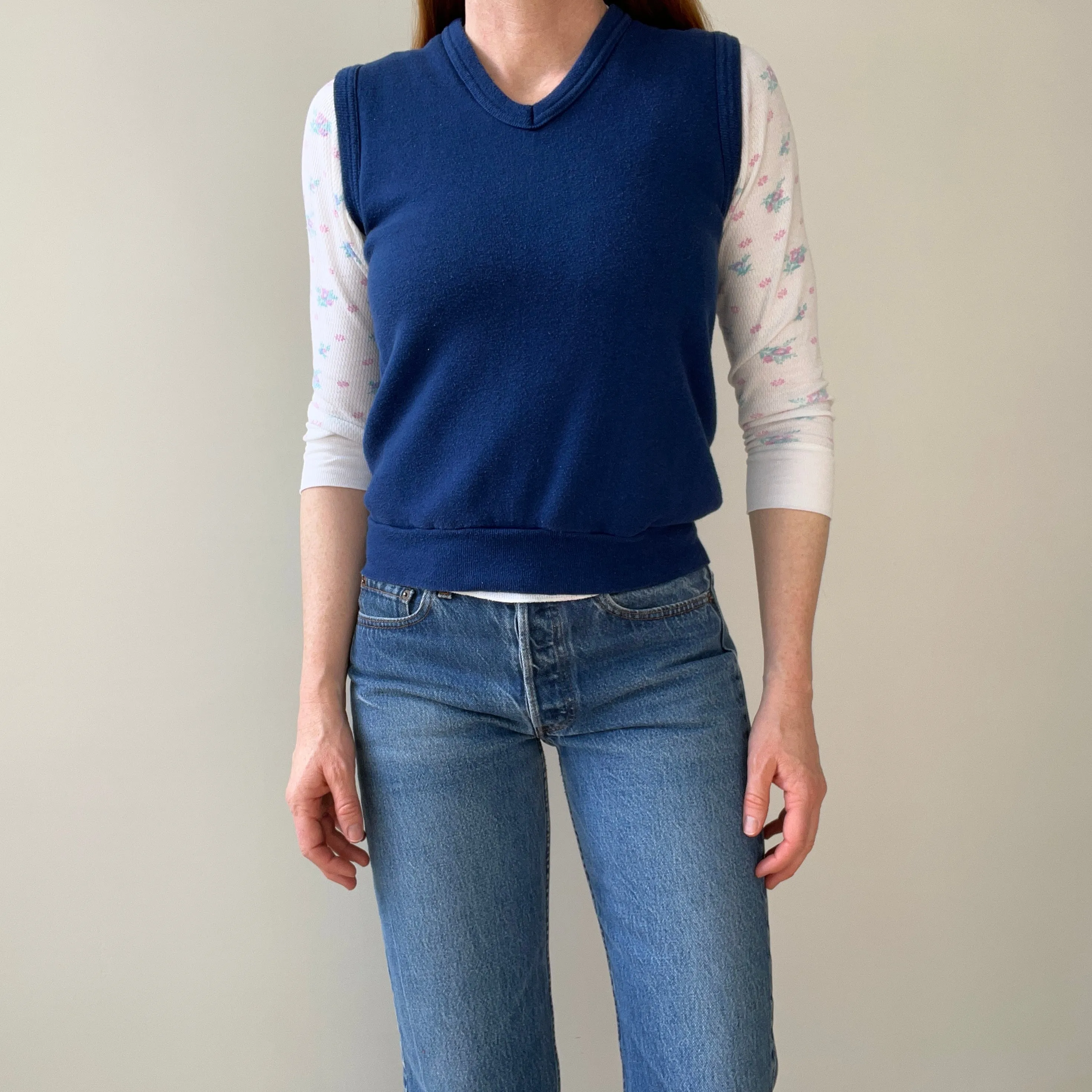 1970/80s GAP Navy Sweatshirt Vest