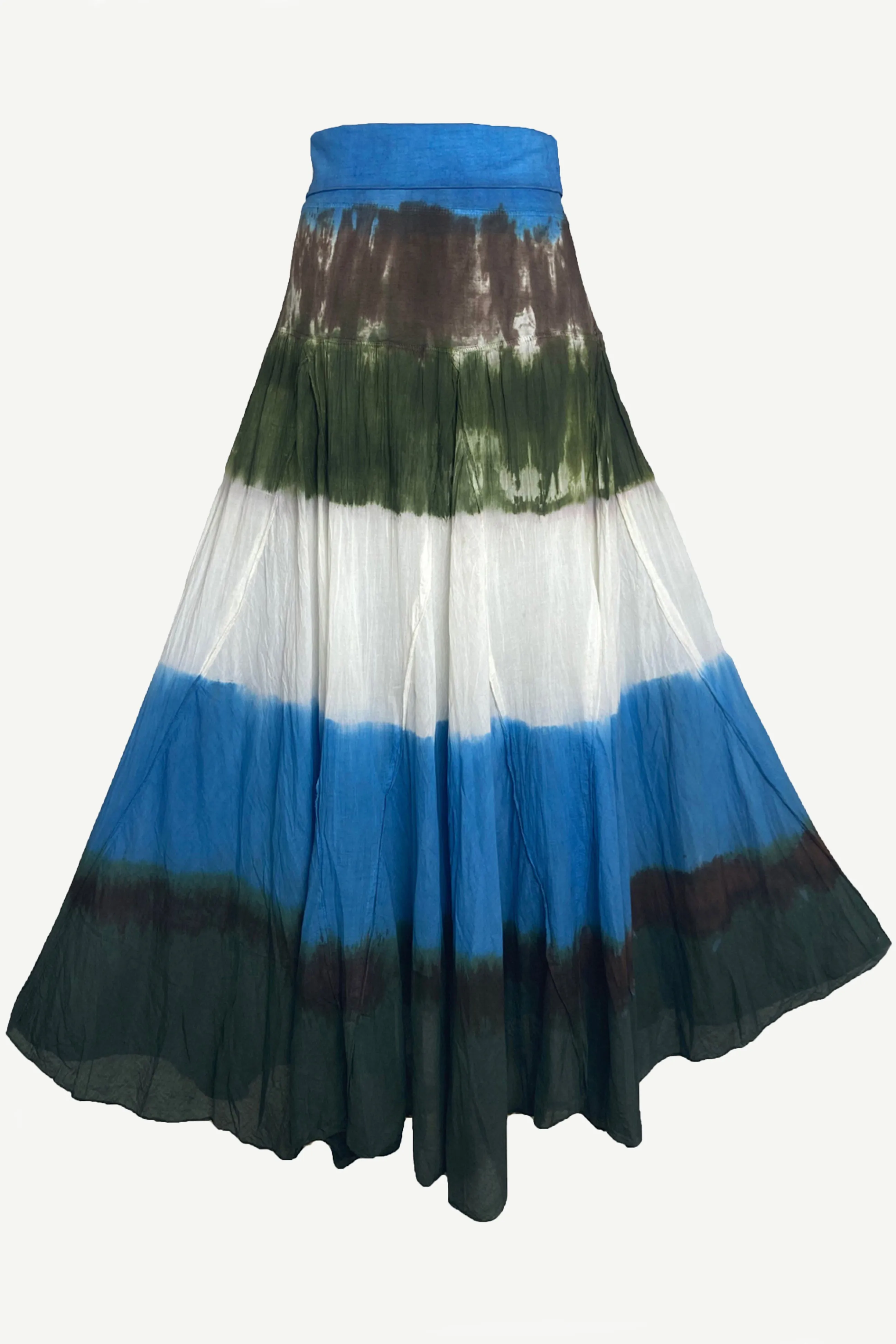 61 SKT Assorted Soft Cotton Convertible Lined Tie Dye Gypsy Skirt Dress