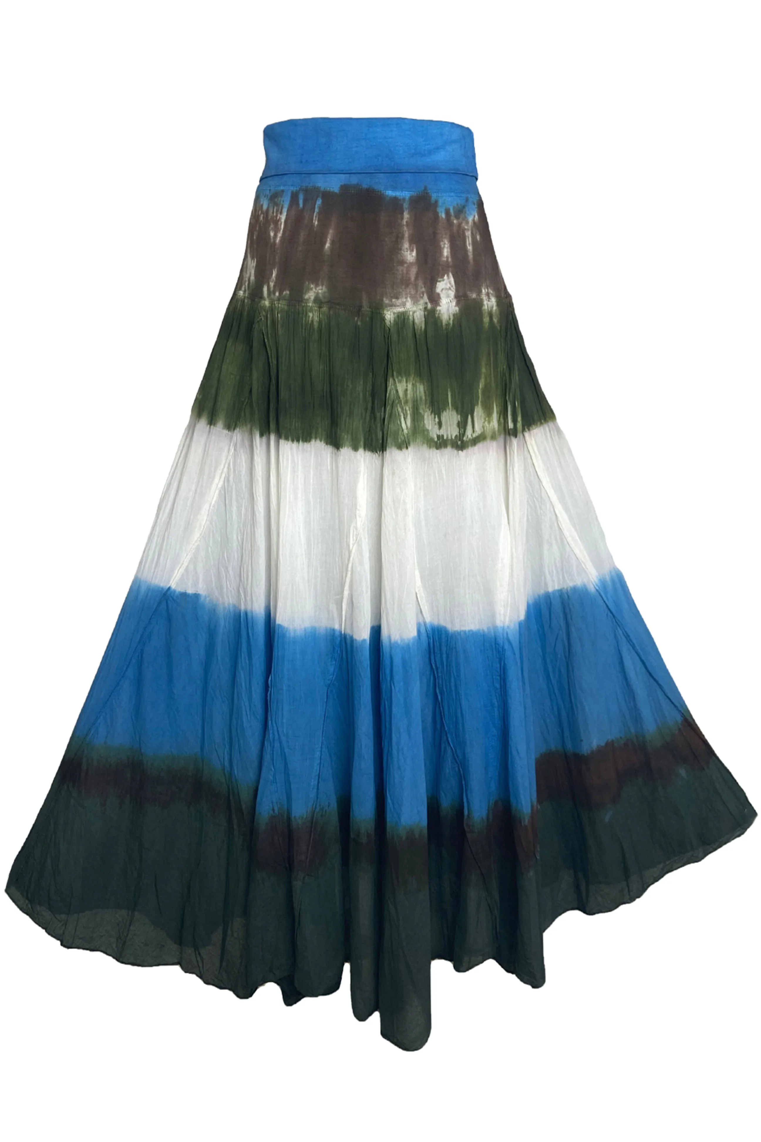 61 SKT Assorted Soft Cotton Convertible Lined Tie Dye Gypsy Skirt Dress
