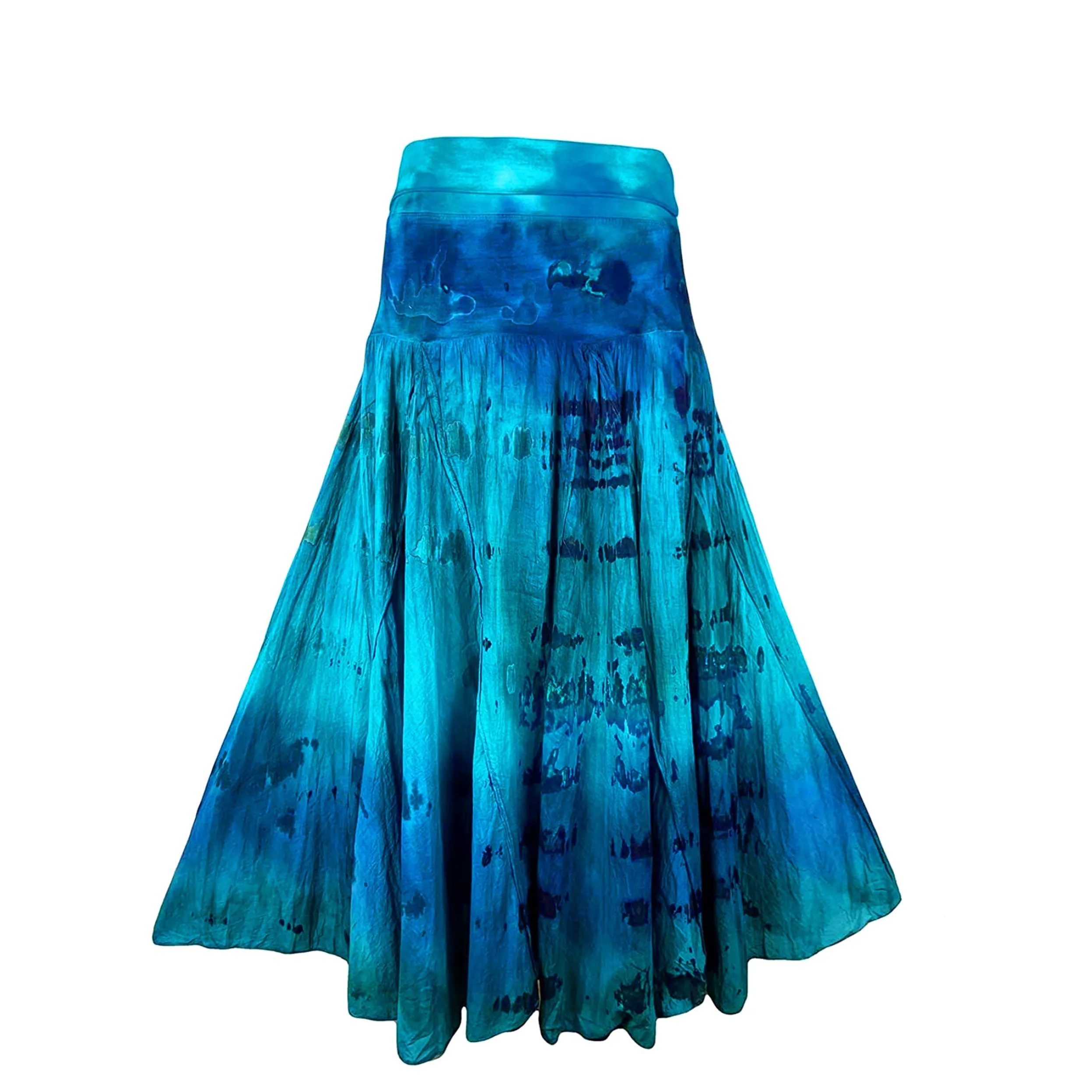 61 SKT Assorted Soft Cotton Convertible Lined Tie Dye Gypsy Skirt Dress