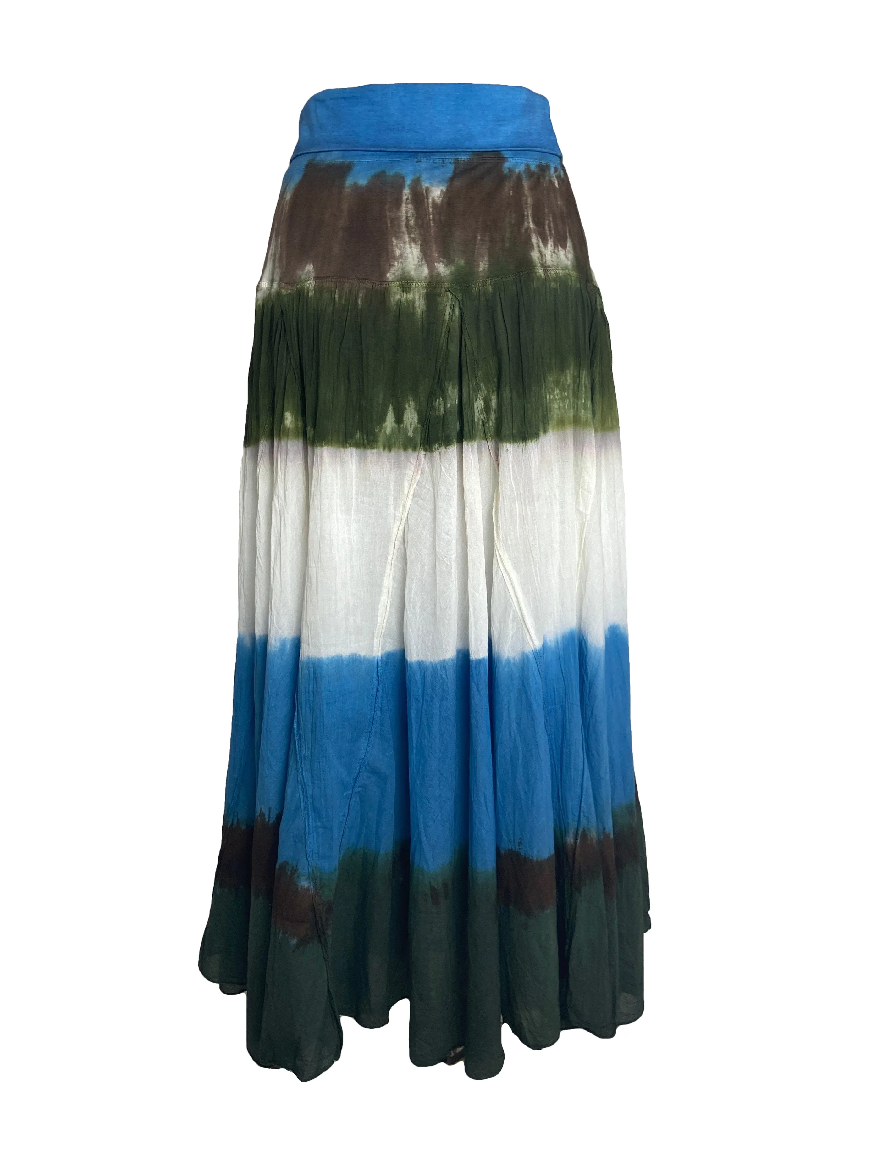 61 SKT Assorted Soft Cotton Convertible Lined Tie Dye Gypsy Skirt Dress