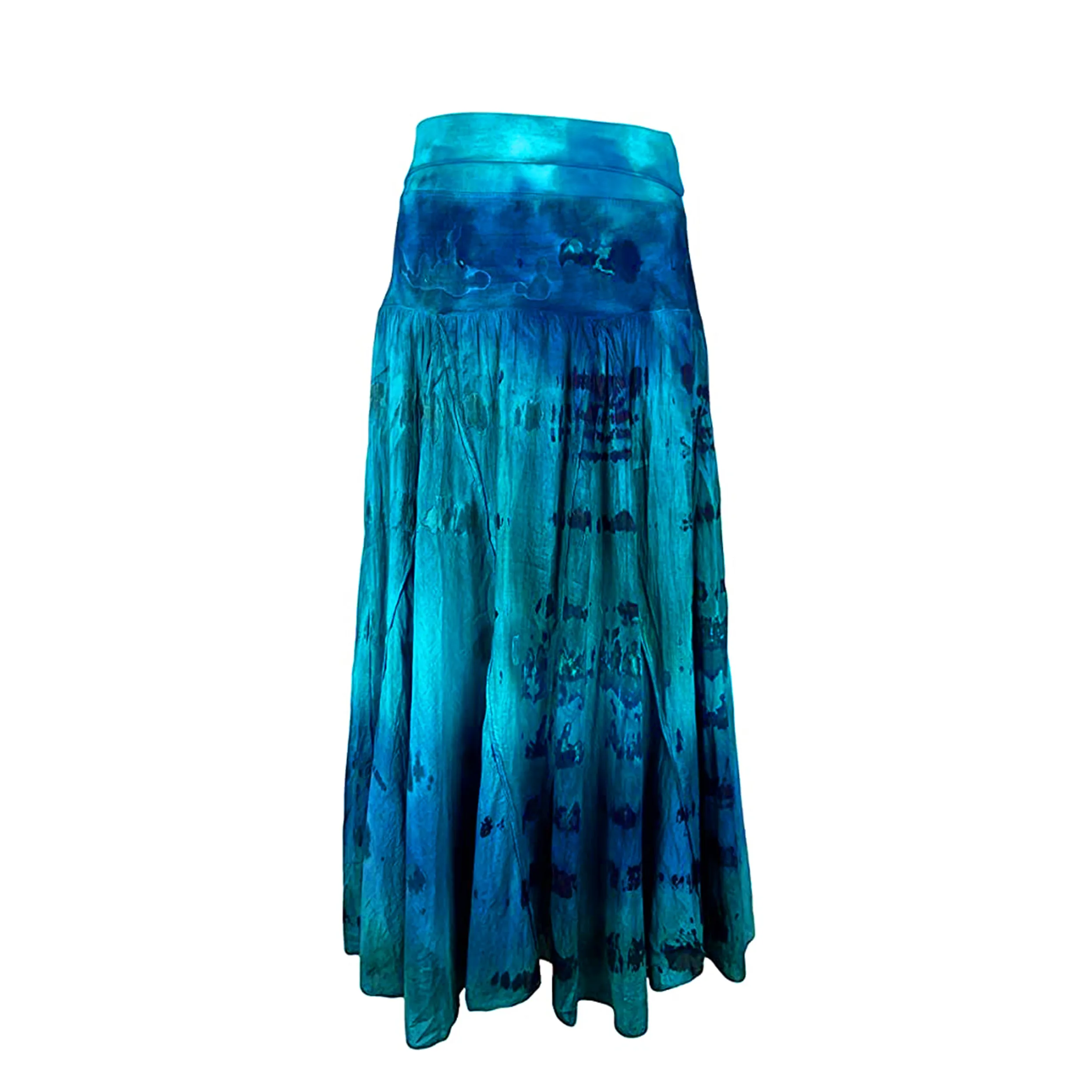 61 SKT Assorted Soft Cotton Convertible Lined Tie Dye Gypsy Skirt Dress