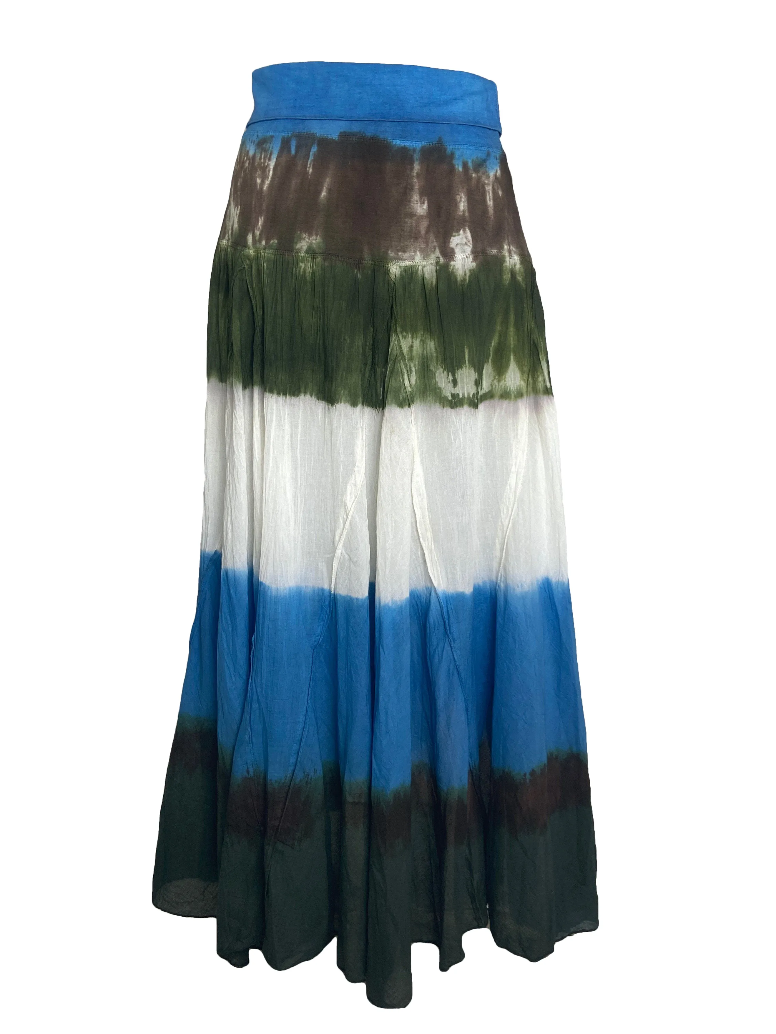 61 SKT Assorted Soft Cotton Convertible Lined Tie Dye Gypsy Skirt Dress