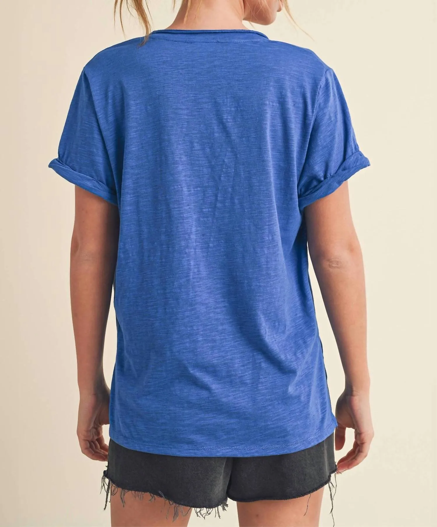 Aemi   Co - ZOIE V-NECK TOP