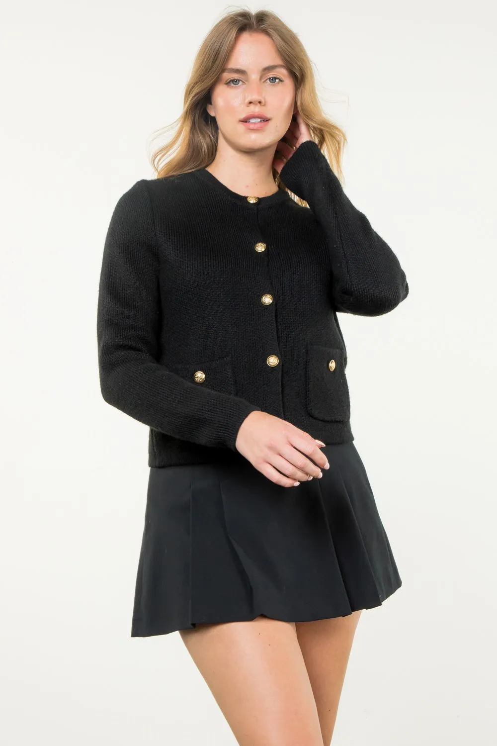 Button up Knit Cardigan by THML - FINAL SALE