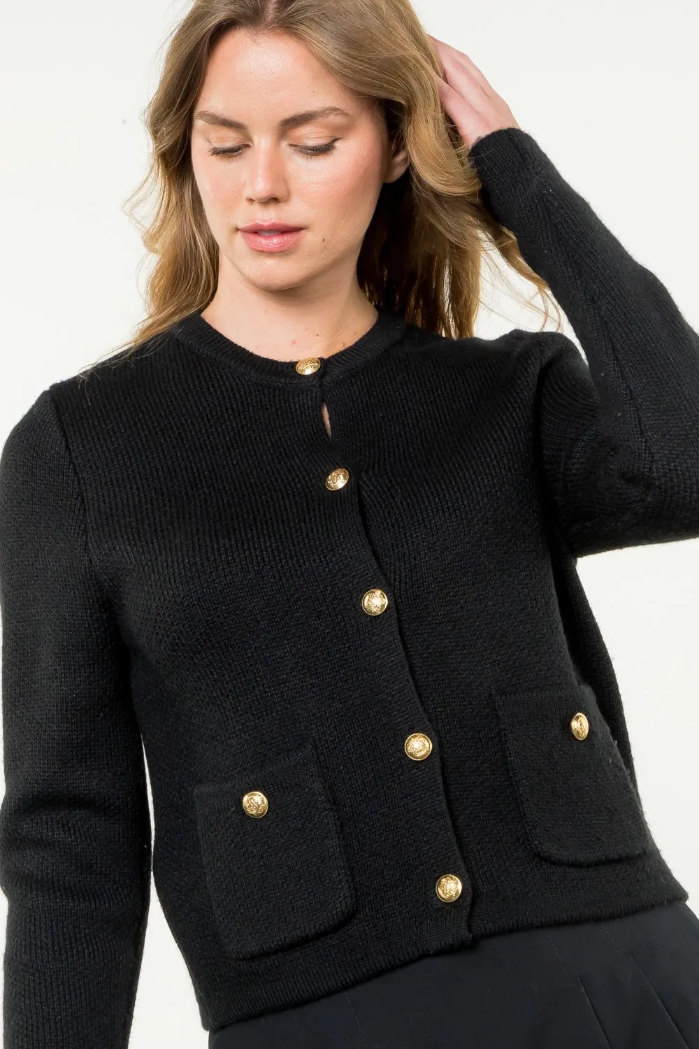 Button up Knit Cardigan by THML - FINAL SALE