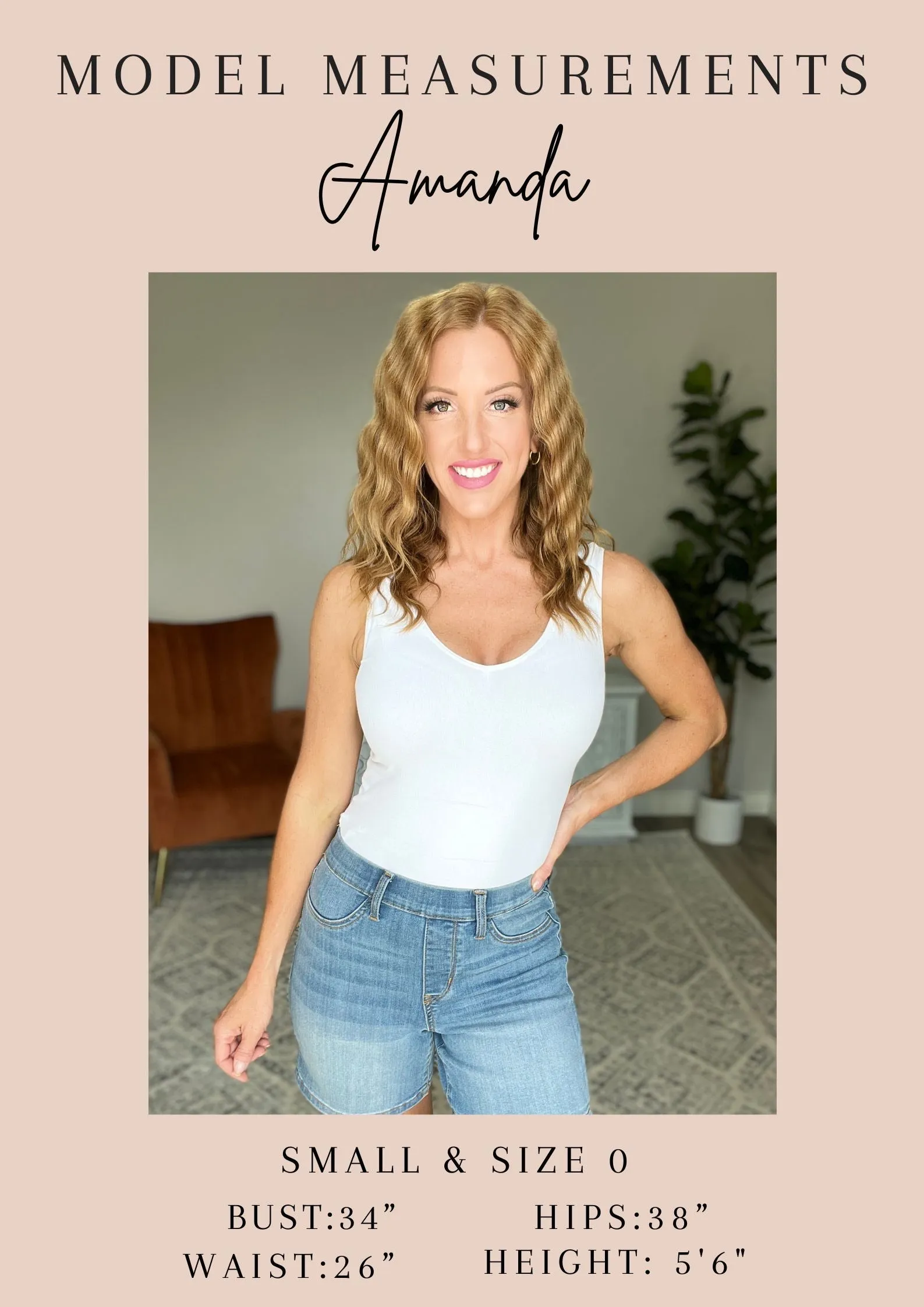 Classic Comfort Cropped V-Neck in Classic Blue