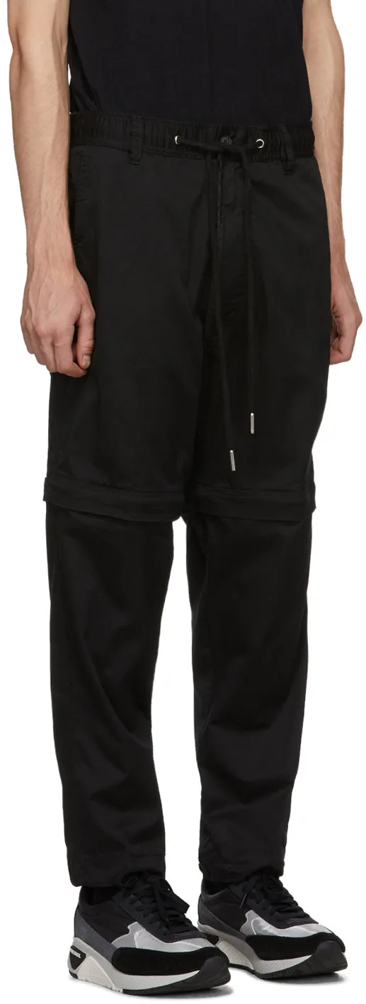 Diesel Black P-Cashort Trousers