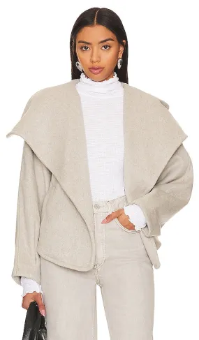 Free People Mina Jacket in Light Grey