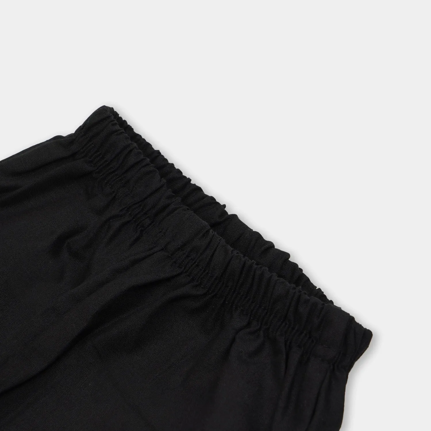 Infant Girls Bow Pant - BLACK