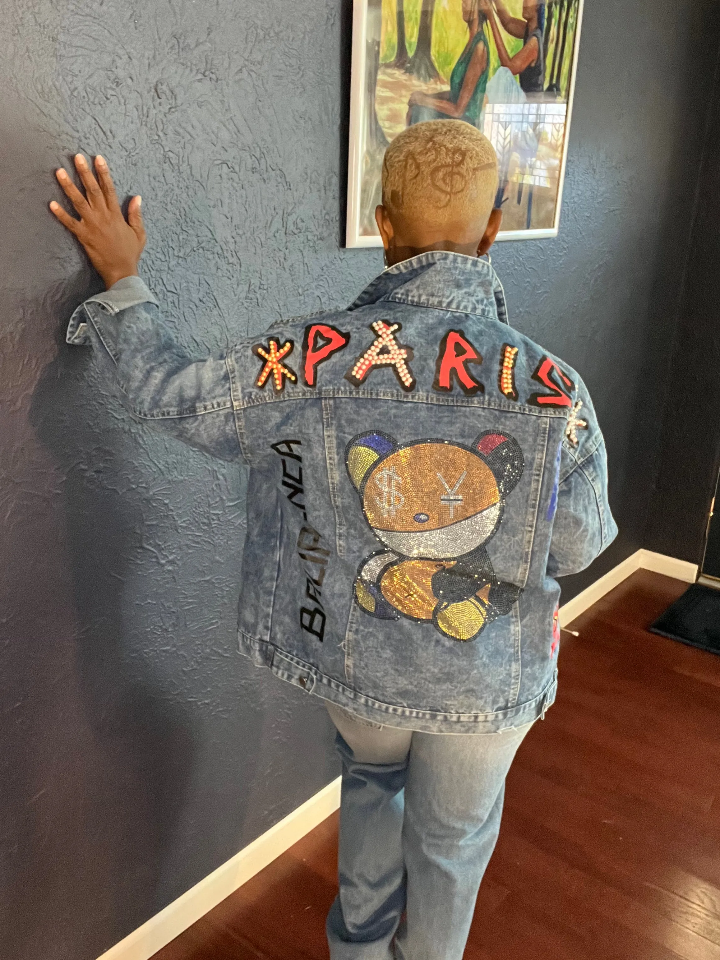 Jazzy Bear Denim Jacket