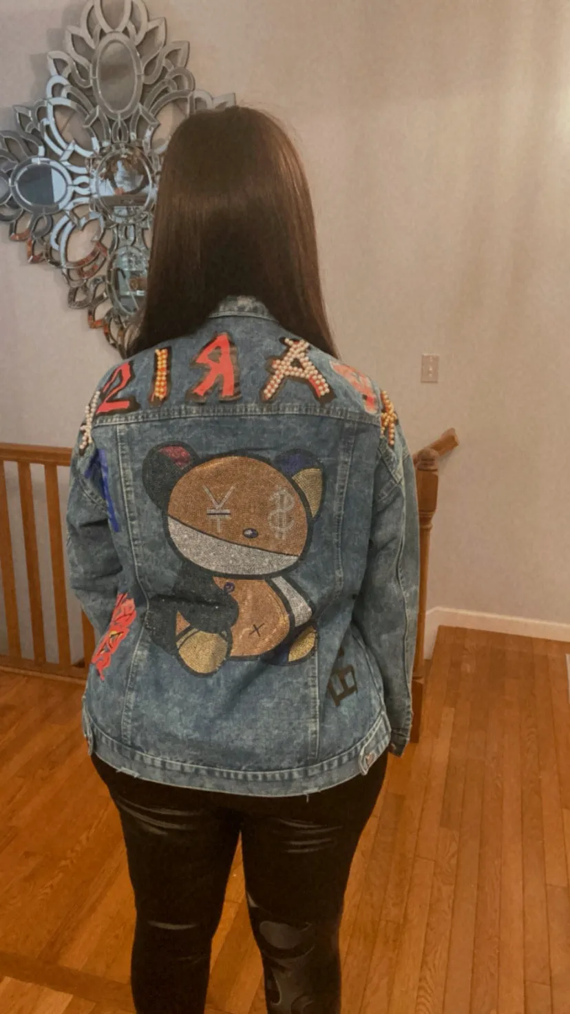 Jazzy Bear Denim Jacket