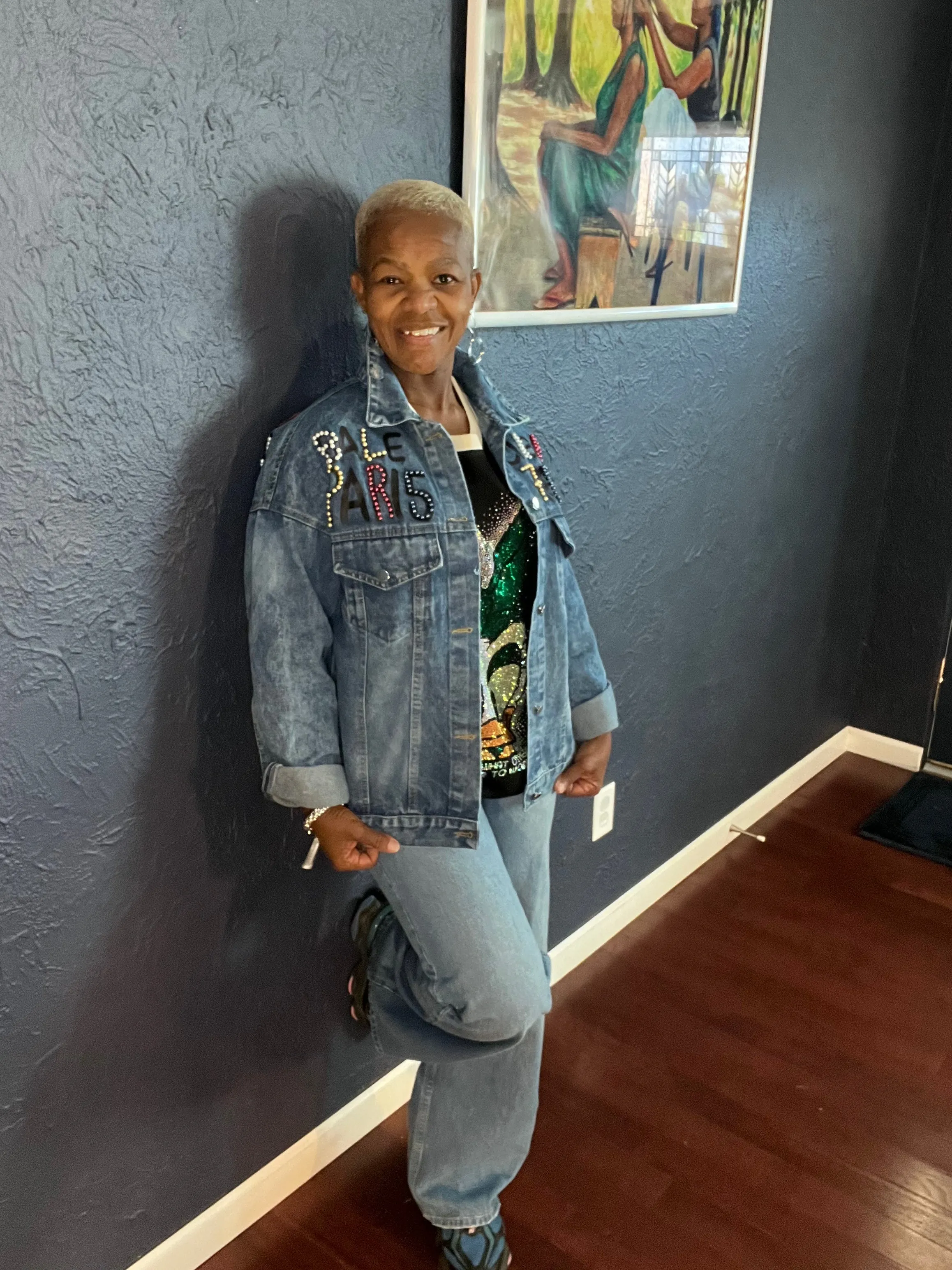 Jazzy Bear Denim Jacket