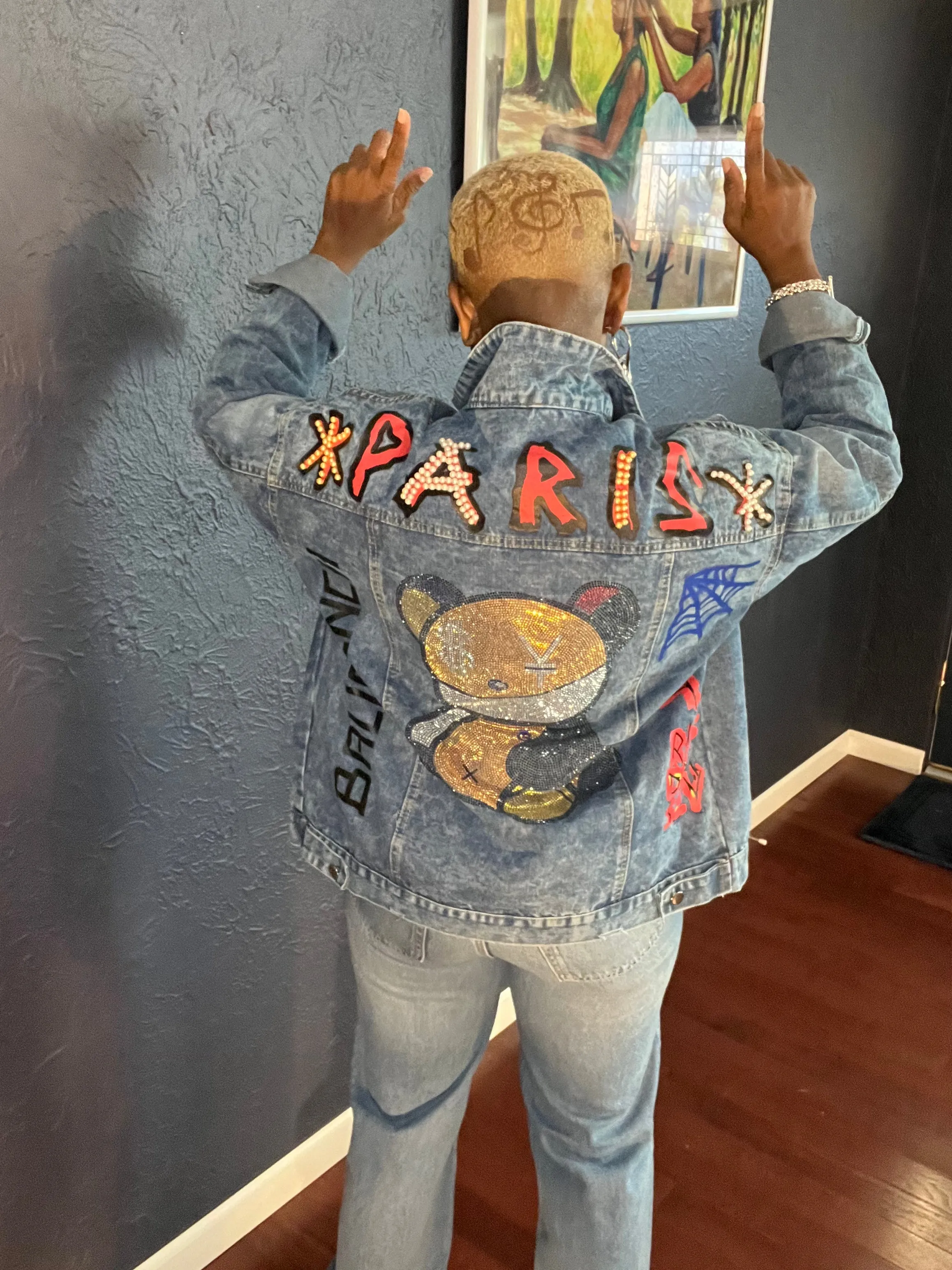 Jazzy Bear Denim Jacket