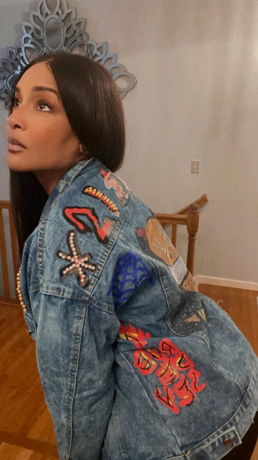 Jazzy Bear Denim Jacket