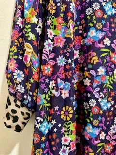 Johnny Was Ontari Burnout Harmony Reversible Silk Kimono