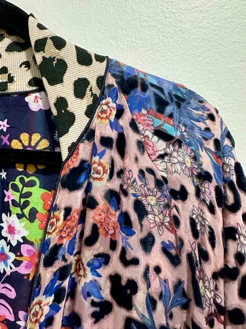 Johnny Was Ontari Burnout Harmony Reversible Silk Kimono
