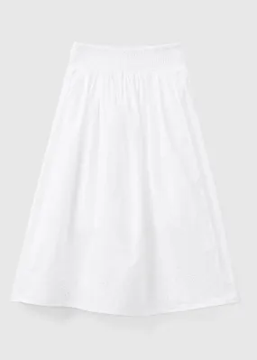 Midi Skirt with Embroidery