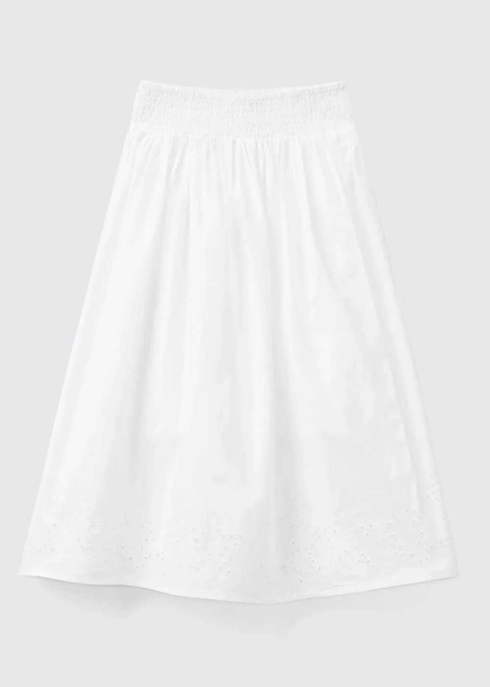 Midi Skirt with Embroidery
