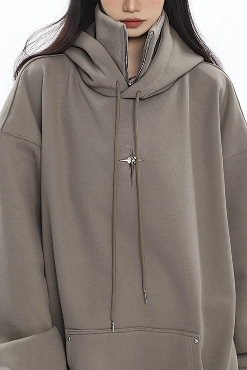 Pole Star Oversized Hoodie For Women