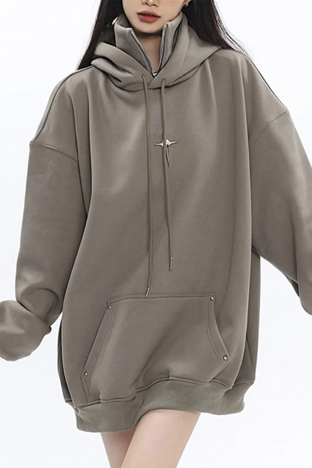 Pole Star Oversized Hoodie For Women