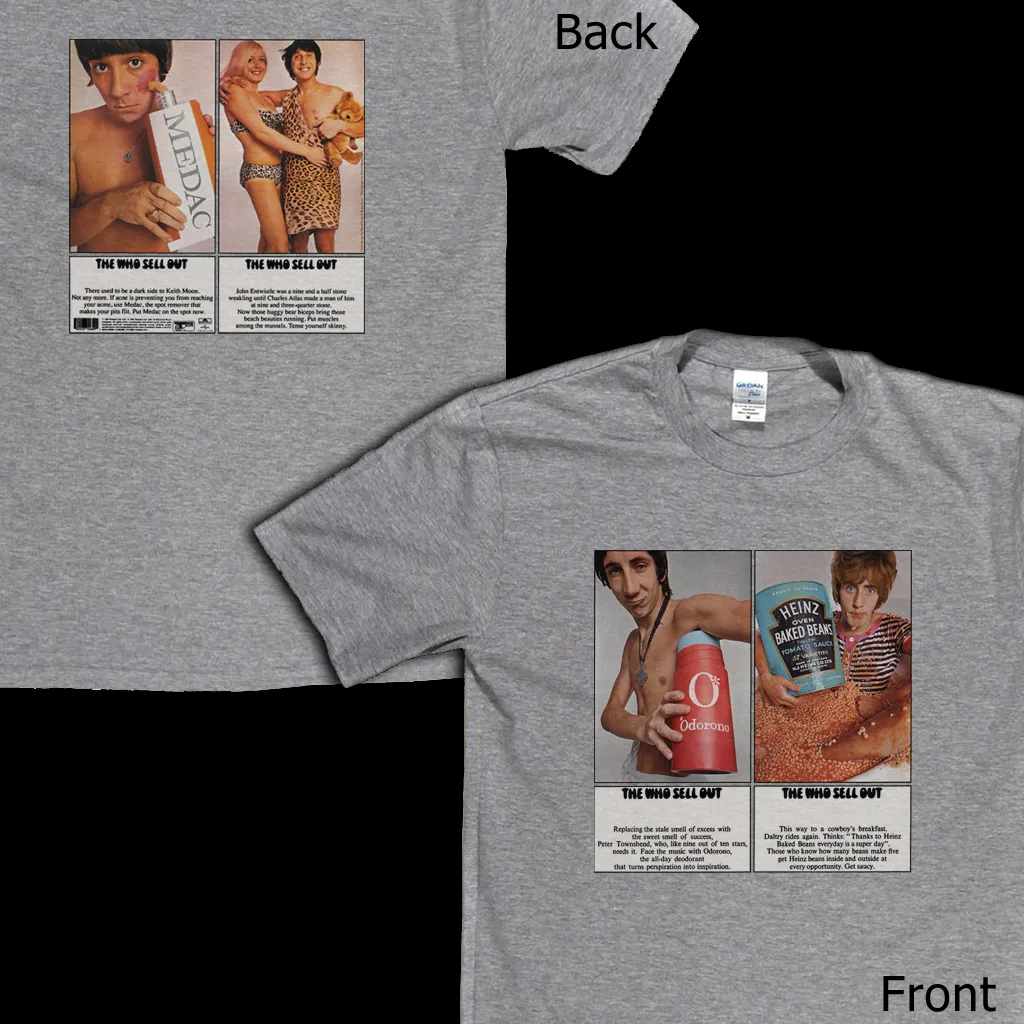 The Who Sell Out Front And Back T-Shirt