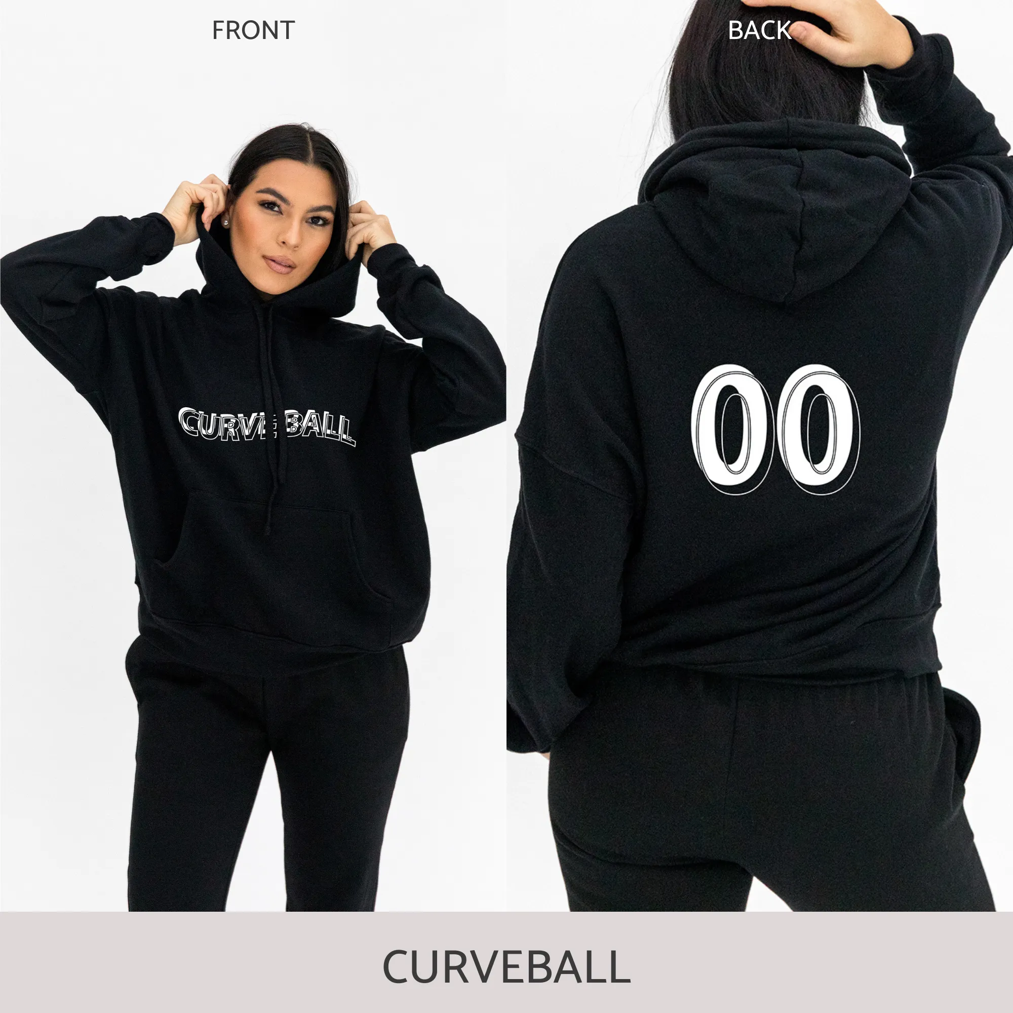 Unisex Hoodie in Black