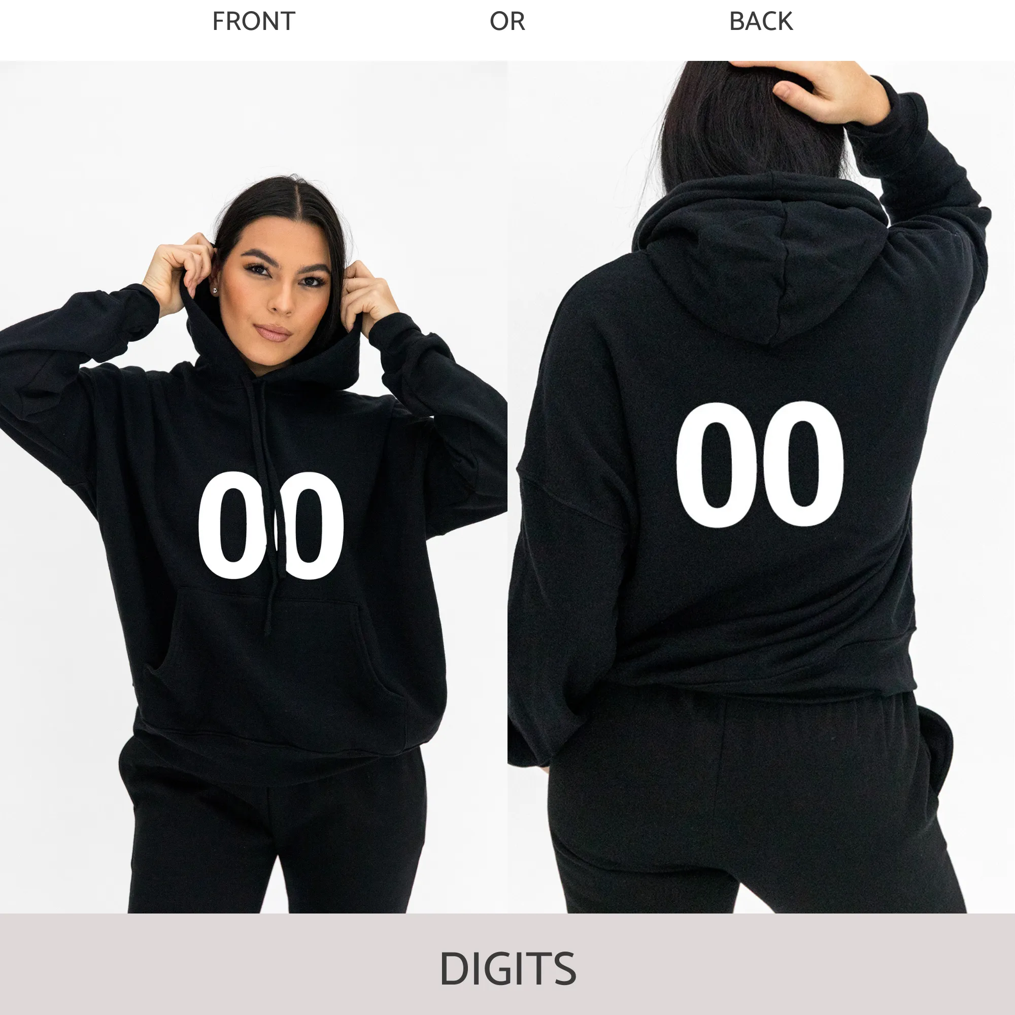 Unisex Hoodie in Black