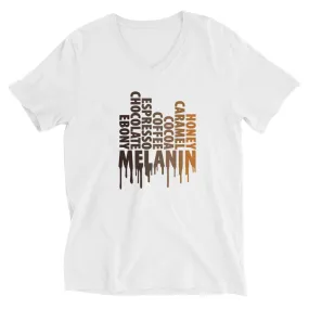 Unisex Short Sleeve V-Neck T-Shirt