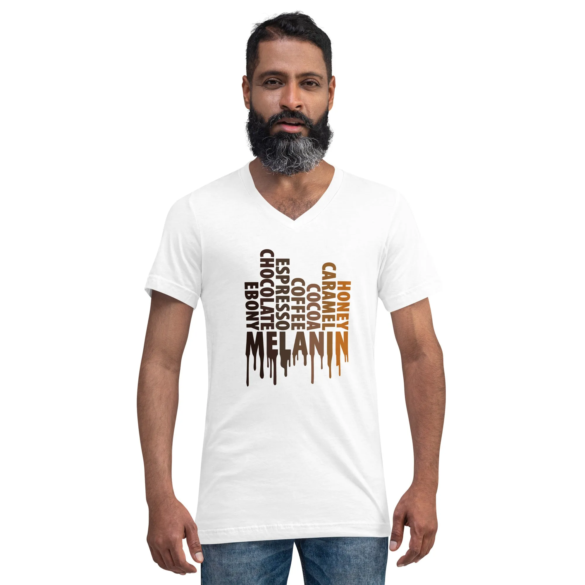 Unisex Short Sleeve V-Neck T-Shirt