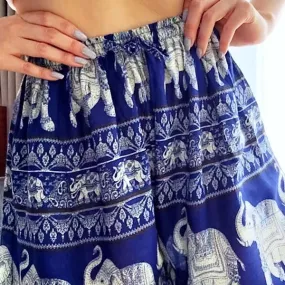 UNISEX TRIBAL ELEPHANT TROUSERS PANTS