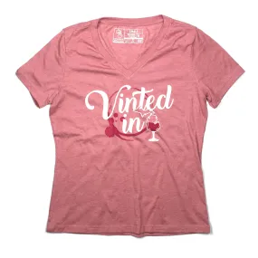Vinted in Michigan Women's V Neck (Mauve)